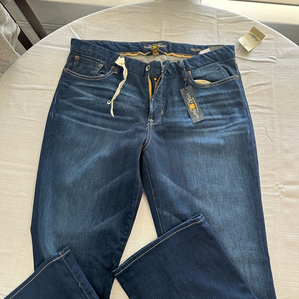 Lucky Brand Women's Dark Blue Straight Leg Jeans